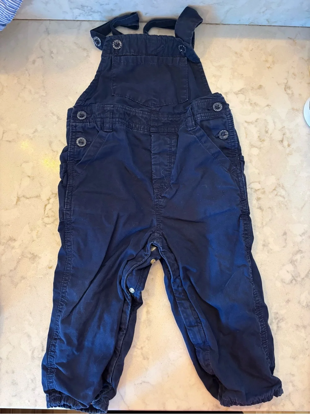 GAP Navy Overalls with Button Details